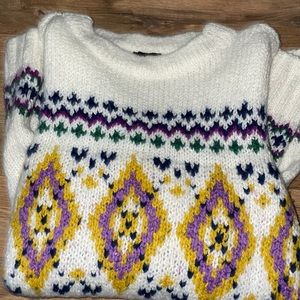 oversized woman’s sweater